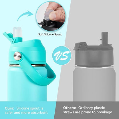 Fijinhom 18oz Insulated Stainless Steel Water Bottle, Wide Mouth Double Wall - Image 6