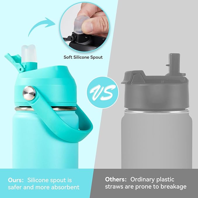 Fijinhom 24oz Insulated Stainless Steel Water Bottle, Wide Mouth Double Wall - Image 3