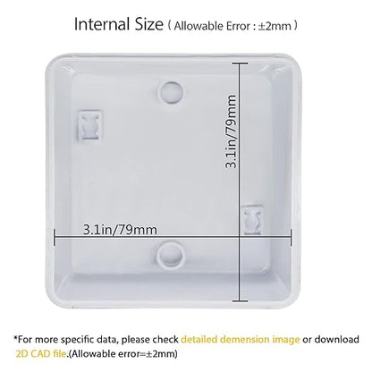 LeMotech Junction Box, Electrical Box IP55 Water Resistant Dustproof ABS - Image 3