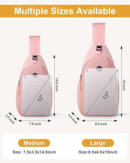 Pritent Crossbody Bags for Women Man Waterproof Sling Bag Backpack Trendy - Image 2