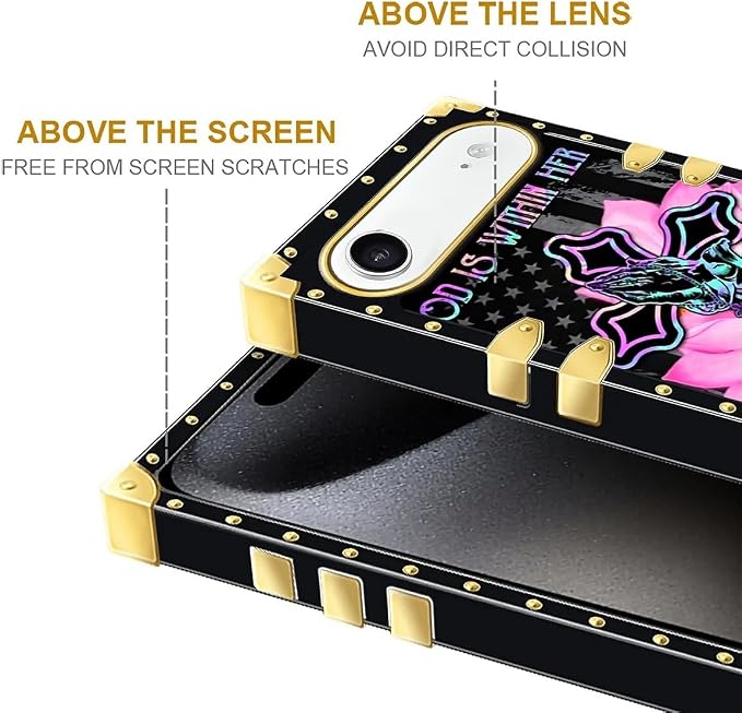 for iPhone 17 Air Case Luxury Golden Decoration - Image 7