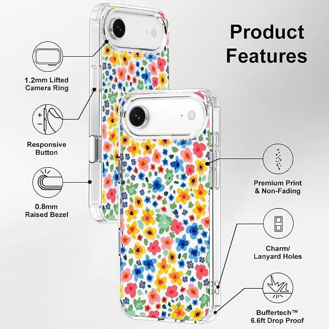 MOSNOVO for iPhone Air Case | Military Grade 6.6ft Drop Tested | Camera Control - Image 7