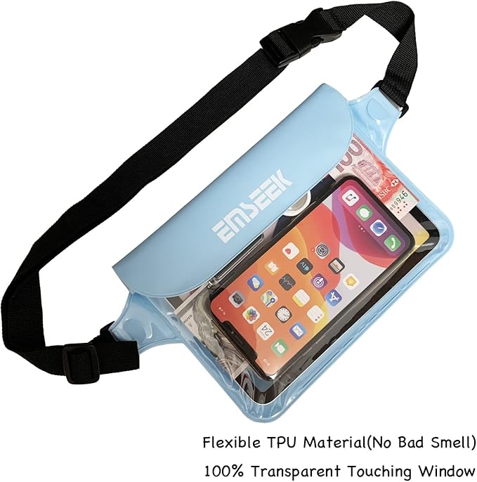 Waterproof Waist Pouch Dry Belt Bag Fanny Pack Keep Your Key Fob Wallet Kindle - Image 4
