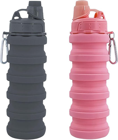 Collapsible Water Bottles Travel water bottle Sports Portable Sport Water by YCTMALL