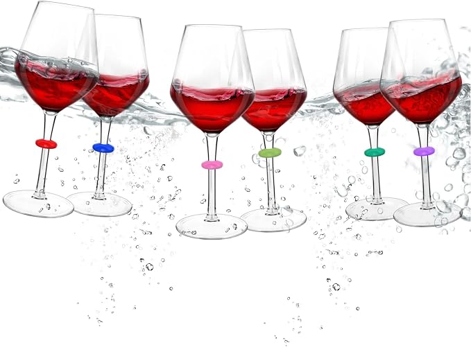 Floating Wine Glasses for Pool by Crayline