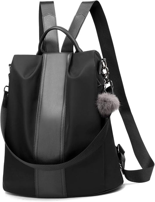 PINCNEL Women Backpack Purse Waterproof Nylon Anti-theft Rucksack Lightweight by PINCNEL