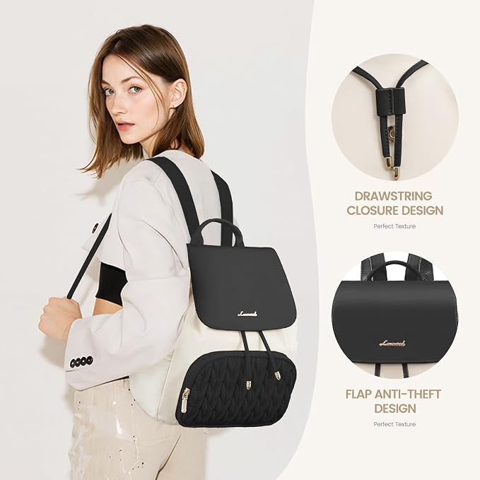 LOVEVOOK Backpack Purse for Women, Small Backpack for Women for Travel Work - Image 2