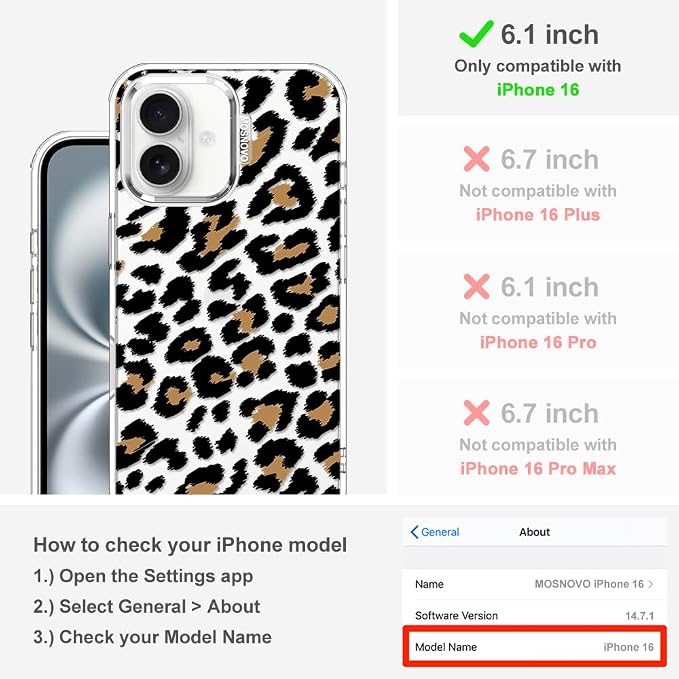 MOSNOVO Case for iPhone 16 - Image 2