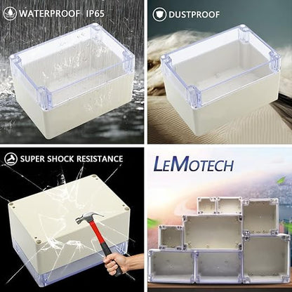 LeMotech ABS Plastic Junction Box Dustproof Waterproof IP65 Electrical - Image 7