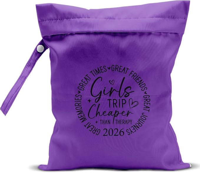 Girls Trip Gifts Wet Dry Bag, Beach Bag Wet Bag Favors, by zcyxuuw
