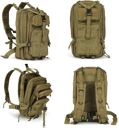 30L Tan Tactical Backpack - Image 3