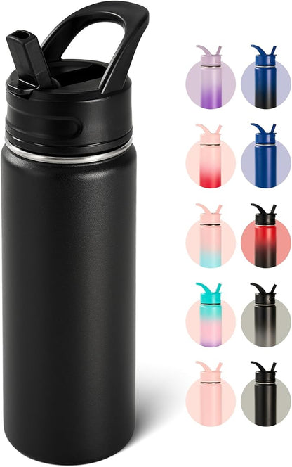 Fijinhom 18oz Insulated Stainless Steel Water Bottle by Fijinhom