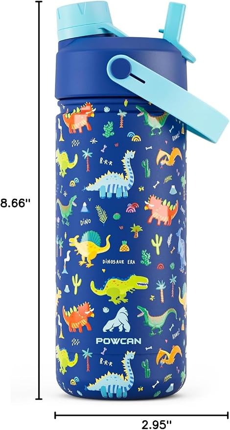 18 oz Kids Stainless Steel Water Bottle: Spill-Proof, Insulated Cup - Image 9