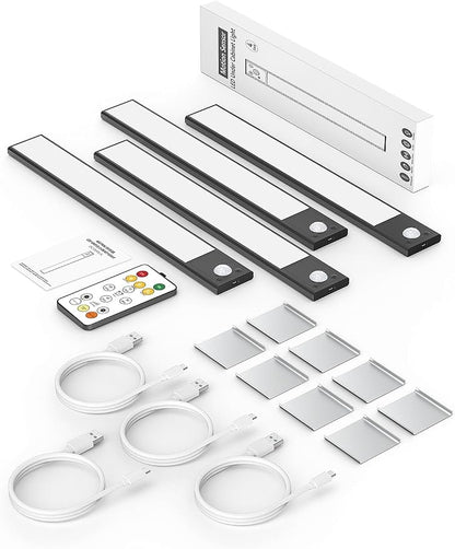 12" Ultra-Thin Under Cabinet Lighting Wireless, Aluminum Alloy Under Counter - Image 7