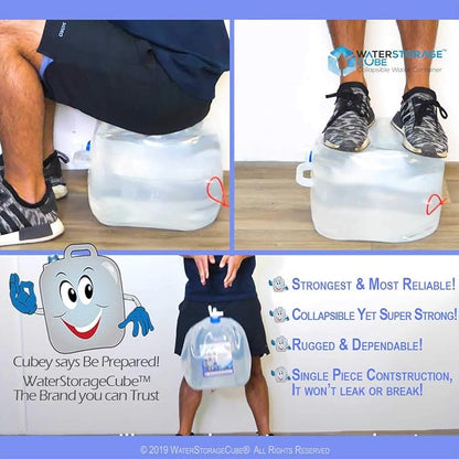 WaterStorageCube BPA Free Collapsible Water Container - Image 5