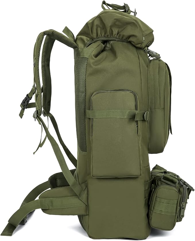 100L Camping Hiking Backpack, Molle military Tactical rucksack backpack - Image 4