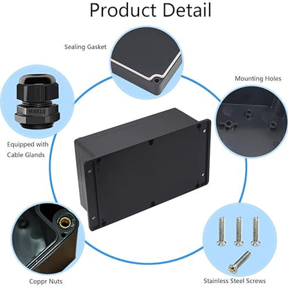 Junction Box IP65 Waterproof ABS Plastic Electrical Project Case Power Junction - Image 5