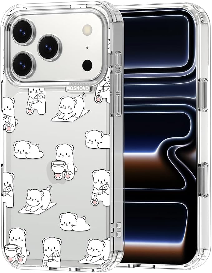 MOSNOVO for iPhone 17 Pro Case, Shockproof Military-Grade Protection 6.6ft Drop by Mosnovo