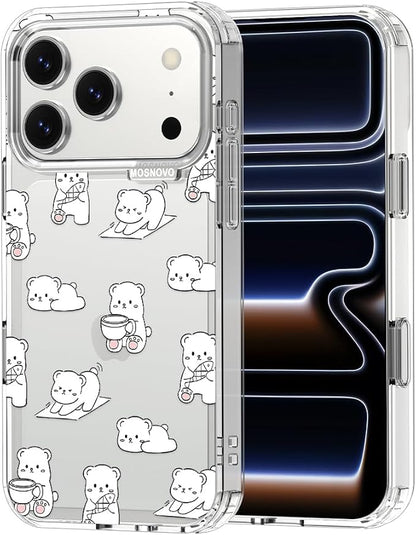 MOSNOVO for iPhone 17 Pro Case, Shockproof Military-Grade Protection 6.6ft Drop by Mosnovo