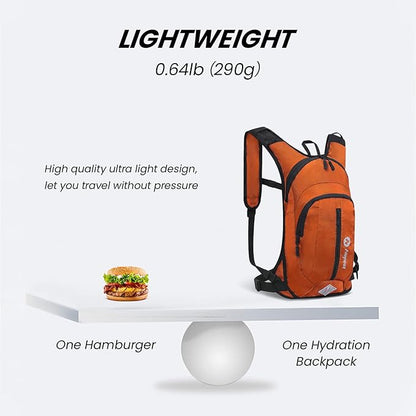 Nepest Hydration Pack Backpack for Women & Men, Lightweight Water Backpack - Image 3