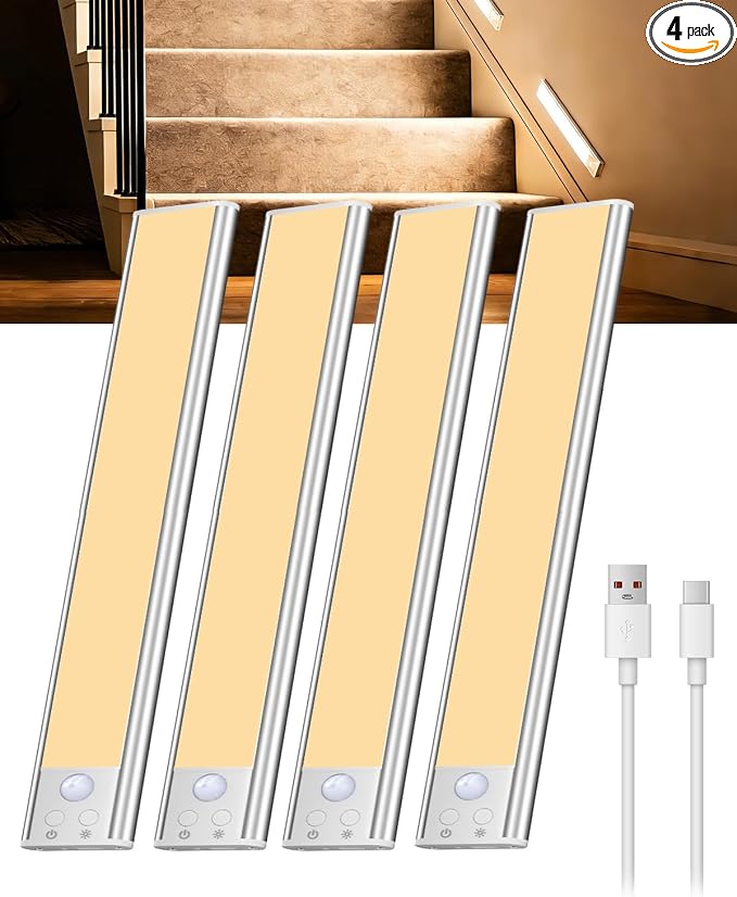 SZOKLED Motion Sensor Light Indoor, Closet Lights Rechargeable Battery Operated by SZOKLED