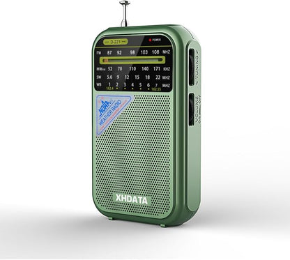 XHDATA D221 NOAA Weather Radio Portable AM FM Shortwave Radio Receiver by XHDATARADIO