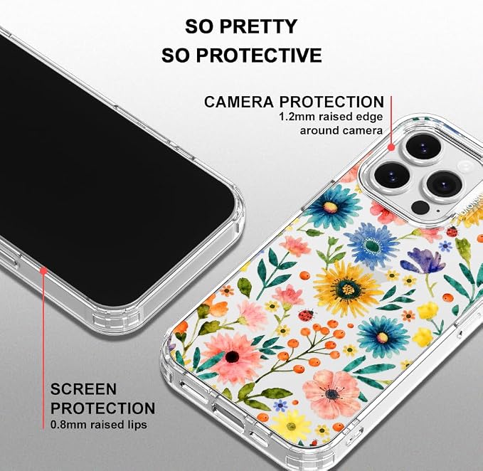 MOSNOVO for iPhone 16 Pro Case, Shockproof Military-Grade Protection 6.6ft Drop - Image 4