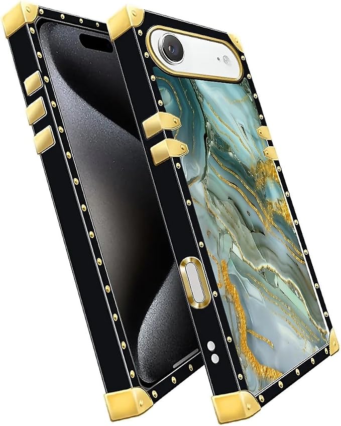 for iPhone 17 Air Case Luxury Golden Decoration - Image 3