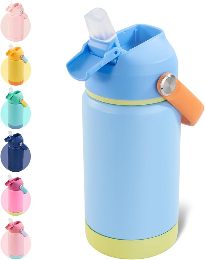 Kerilyn 12oz Kids Water Bottle, Stainless Steel Insulated Water Bottle by Kerilyn