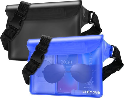 Waterproof Bag Fanny Packs for Women, Cruise Vacation Essentials Waterproof by Crenova