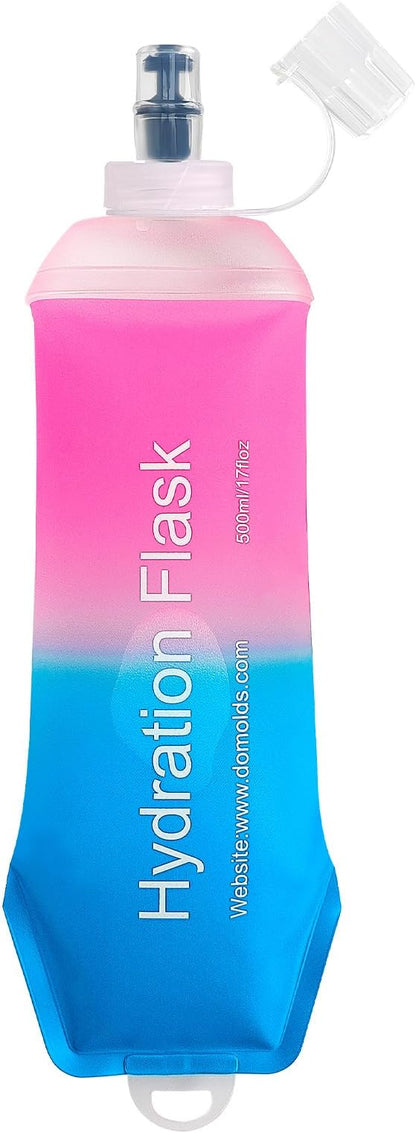 500ml Soft Flask Soft Water Bottle by CXWLJL