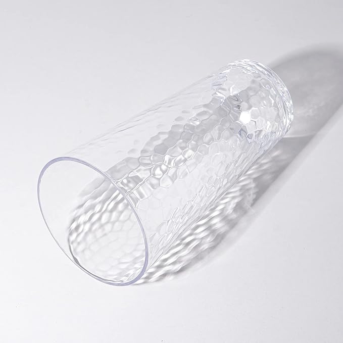 26-ounce Acrylic Highball Glasses Plastic Tumbler Larger Drinking Glasses - Image 3