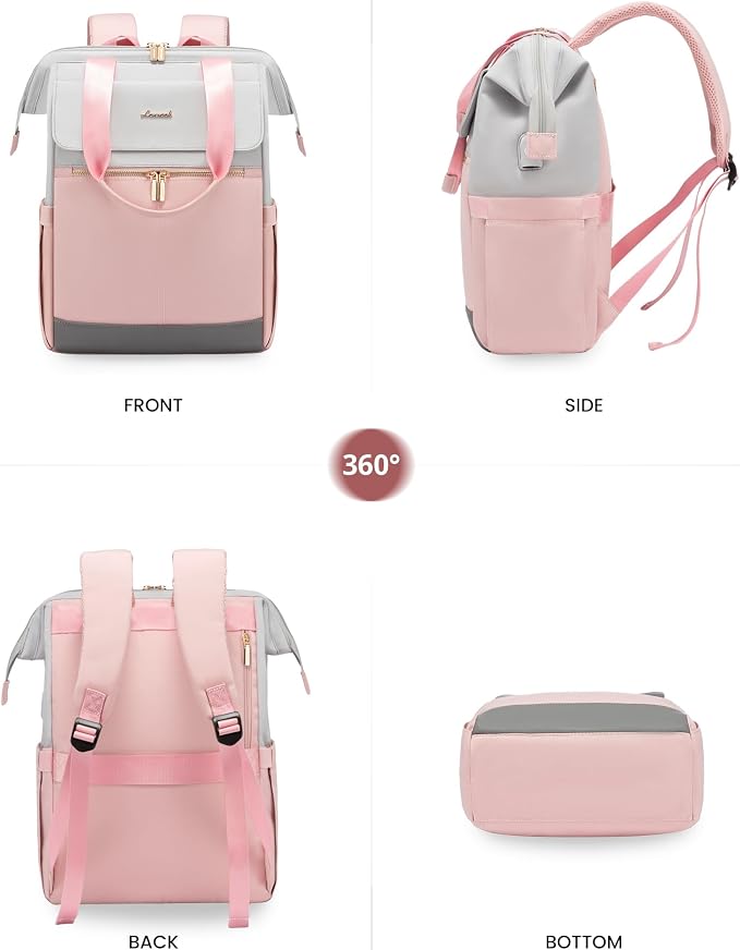 LOVEVOOK Laptop Backpack for Women, 15.6 Inch Work Laptop Bag - Image 9