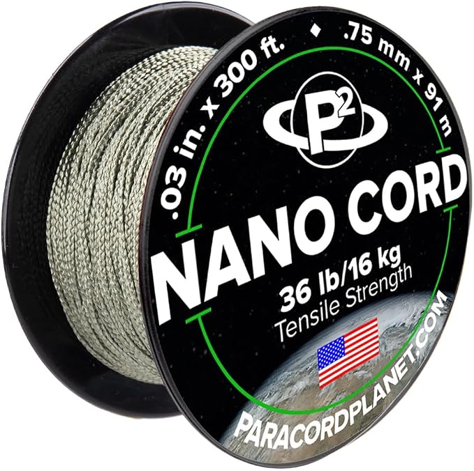 Paracord Planet Nano Cord –Lightweight Nylon Nano Paracord – Great by ParacordPlanet