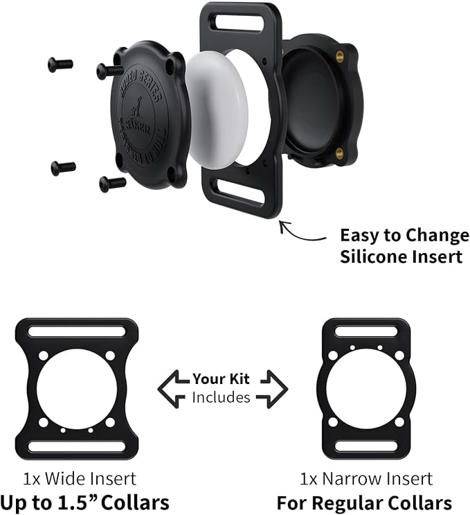 SÄKER - 2 Pack IP68 Waterproof The Safest Dog Collar Holder Compatible - Image 7