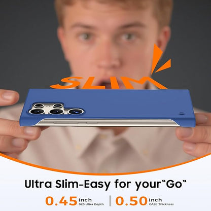 GRECAZO Slim Borderless for Samsung Galaxy S24 Ultra Phone Case 6.8" Ultra-Thin - Image 4