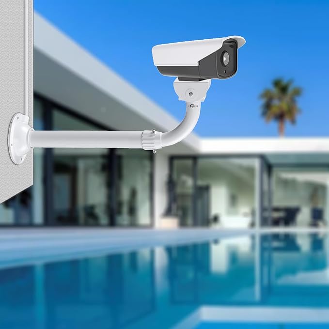 WiTi CCTV Security Camera Mount Bracket, 40CM-60CM Adjustable Wall and Ceiling - Image 2