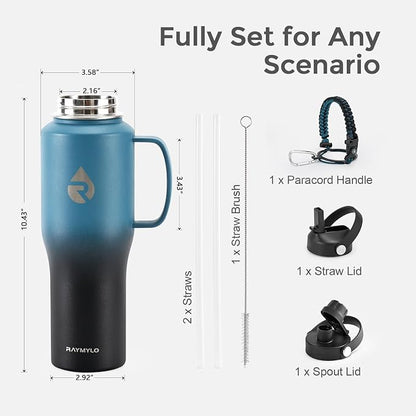 RAYMYLO 32oz Stainless Steel Water Bottle, Triple Wall Vacuum Insulated Water - Image 7