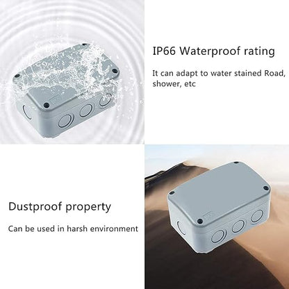 Nineleaf 10PK Outdoor Junction Box ABS Plastic Dustproof IP66 Waterproof - Image 3
