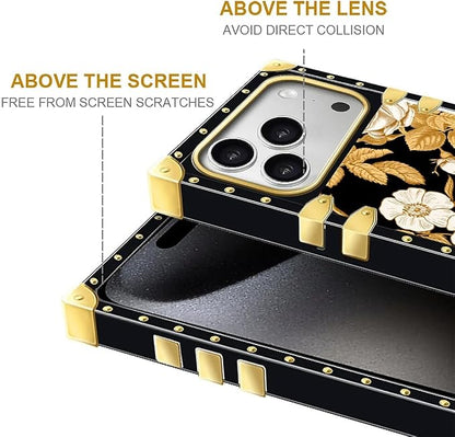 for iPhone 17 Pro Max Case Luxury Golden Decoration - Image 7