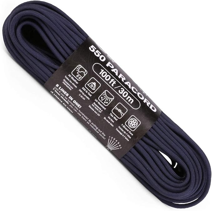 Atwood Rope MFG 550 Paracord 100 Feet 7-Strand Core Parachute Cord by AtwoodRopeMFG