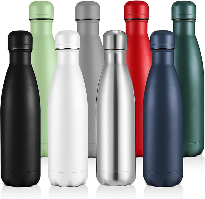 Volhoply 17oz Stainless Steel Water Bottles Bulk, Leakproof Insulated Metal by LiveFully%EF%BC%8CDrinkFreely%E2%80%94KeepGoingwithVolhoply%EF%BC%81