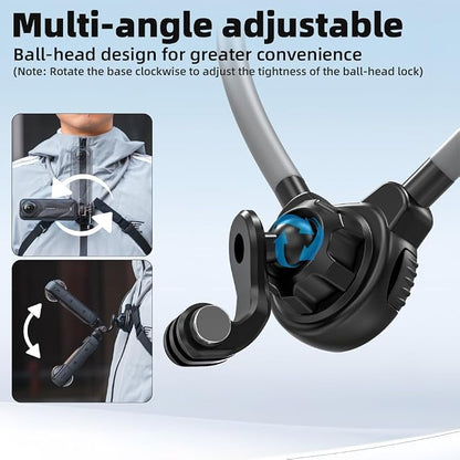 Magnetic Neck Mount for Action Camera, Quick Release Chest Holder Mount for - Image 5