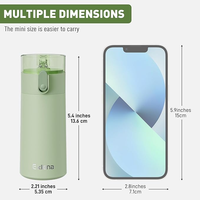 5oz Small Water Bottles with Straw, Mini Water Bottle with One-Hand Open Design - Image 2