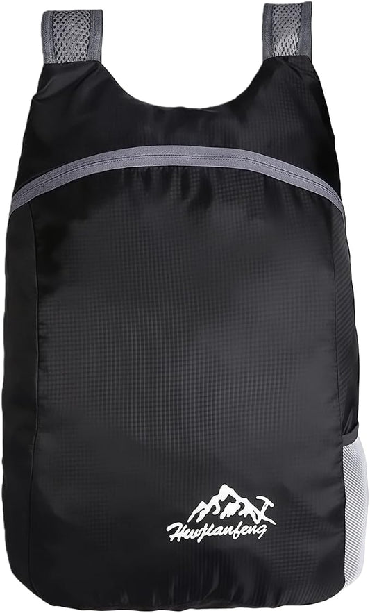 Ultra Lightweight Travel Foldable Backpack, Water Resistant Reusable Hiking by KZQUVM