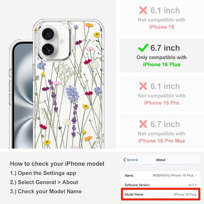MOSNOVO Case for iPhone 16 Plus - Image 2