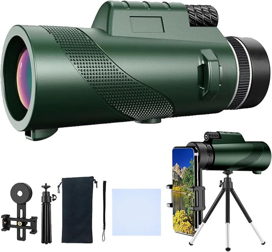 Monocular-Telescope 80x100 High Powered Monoculars High Definition by HYTAMY
