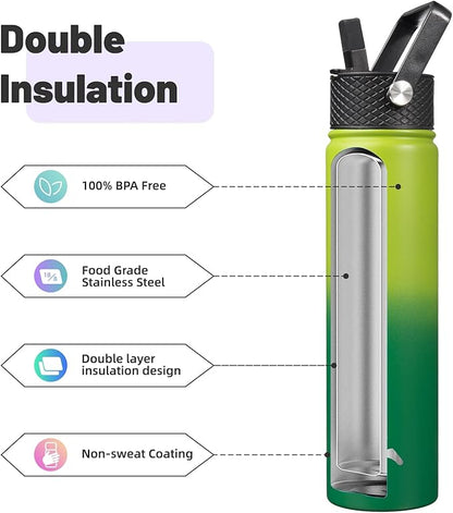 Konokyo Insulated Water Bottle 24oz Stainless Steel Sport Bottles - Image 4