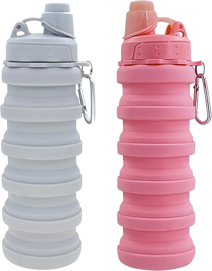 Collapsible Water Bottles Travel water bottle Sports Portable Sport Water by YCTMALL