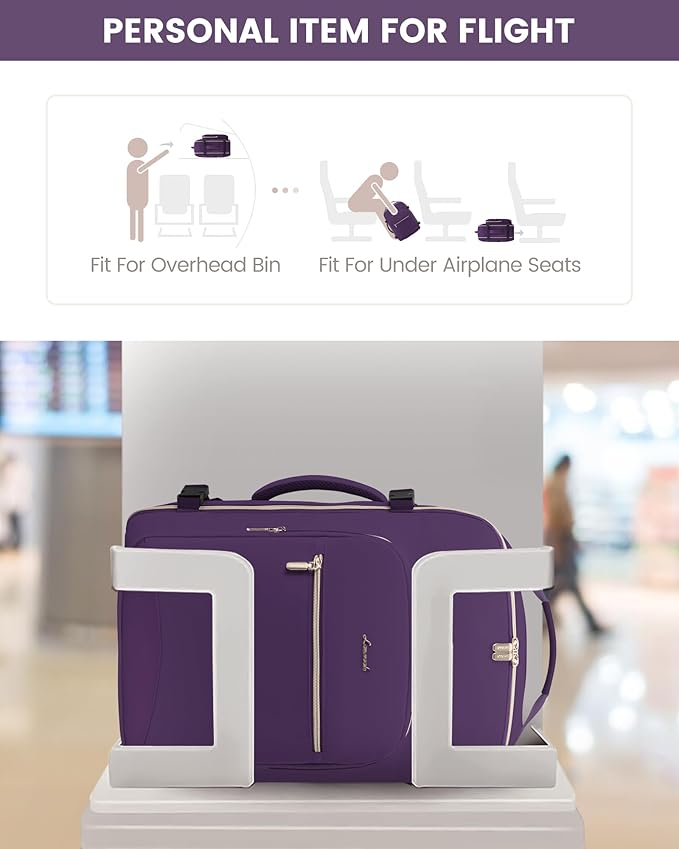 LOVEVOOK Travel Backpack for Women & Men 50L, Airline Approved Carry On - Image 4